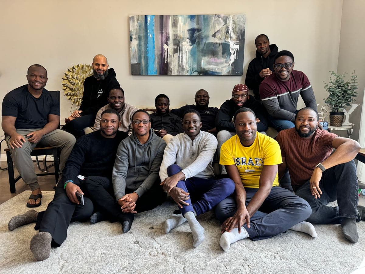 Men from EFCM at a past retreat