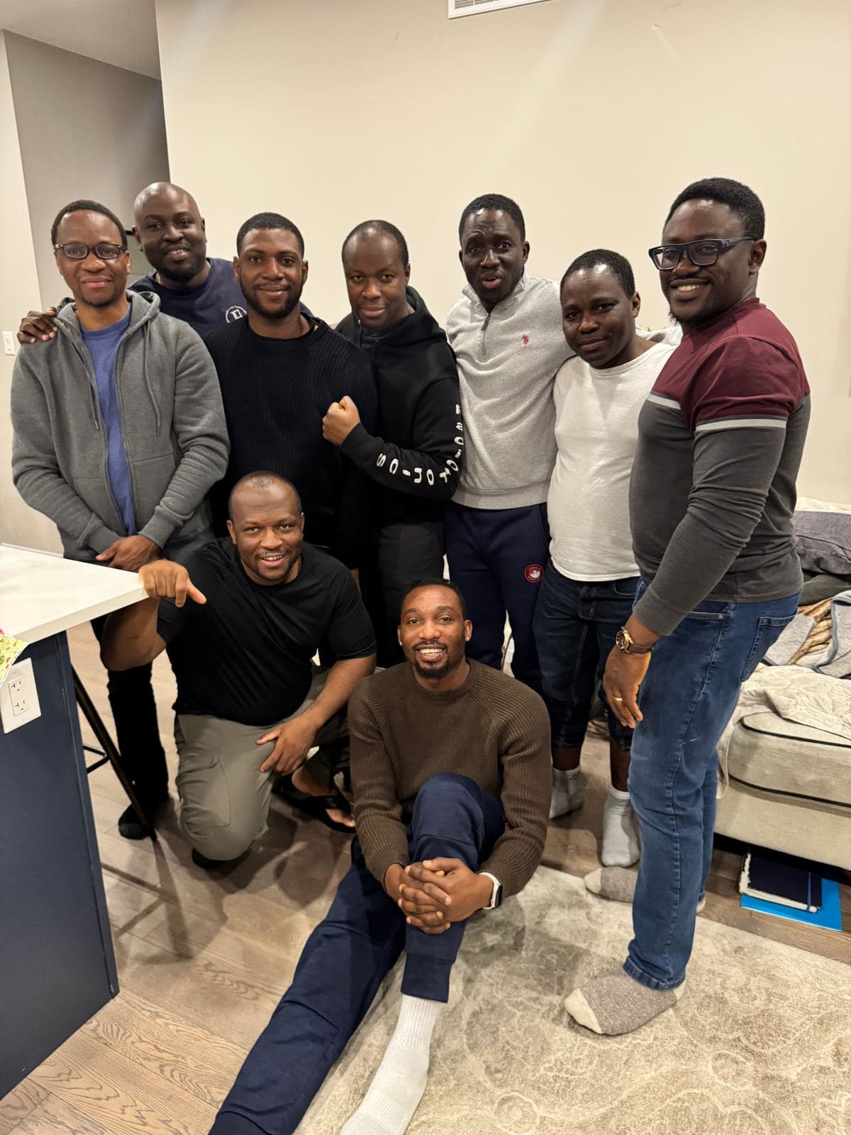 Men from EFCM at a past retreat