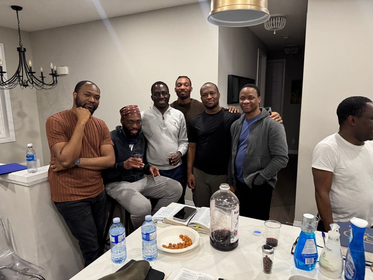 Men from EFCM at a past retreat