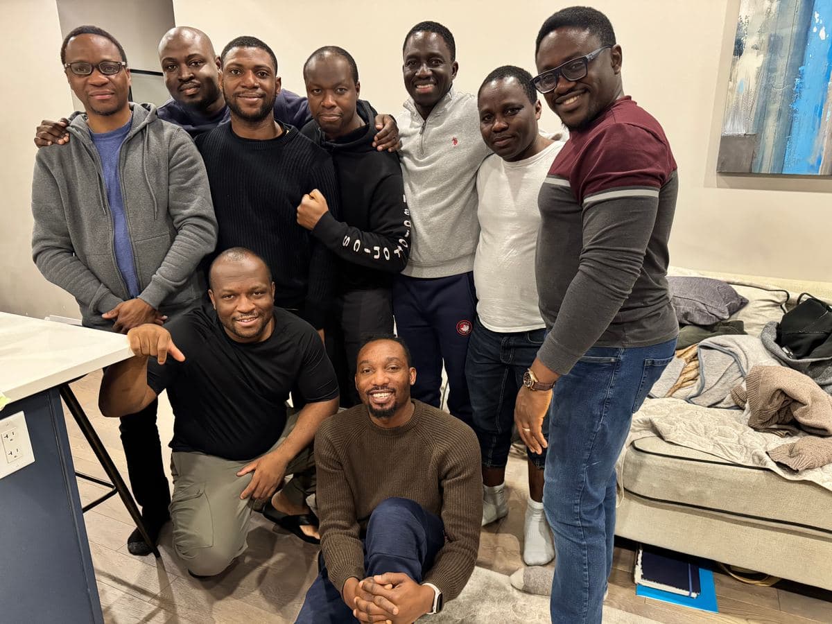 Men from EFCM at a past retreat
